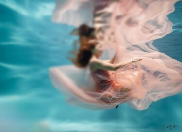 Photography titled "Woman Floating Unde…" by Queennoble, Original Artwork, Analog photography