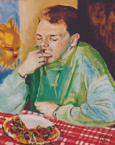 Peinture intitulée "N°68  Philippe, le…" par R. Cavalié, Œuvre d'art originale, Huile