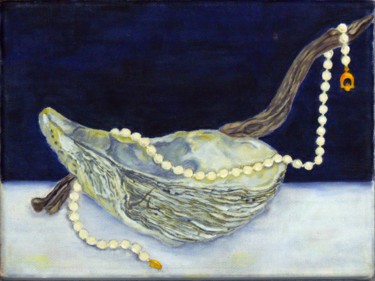 "perles.jpg" başlıklı Tablo Rachida Bey tarafından, Orijinal sanat, Petrol