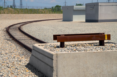 Fotografia zatytułowany „Railway deadlock” autorstwa Art$Art, Oryginalna praca, Fotografia nie manipulowana