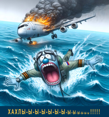 Digital Arts titled "Shot down military…" by Art$Art, Original Artwork, 2D Digital Work