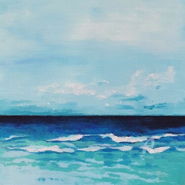 Peinture intitulée "Ocean" par Anna Radis (Anna Radis Art), Œuvre d'art originale, Acrylique
