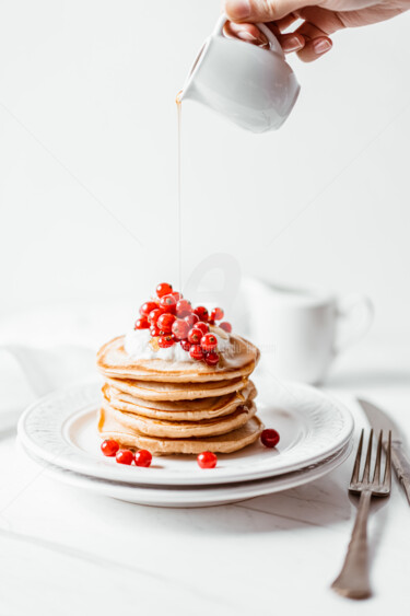 Photography titled "American Pancakes W…" by Radu Bercan, Original Artwork, Digital Photography