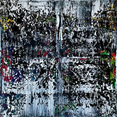 Pintura titulada "Abstract N 22222" por Rafal Dobosz, Obra de arte original, Oleo