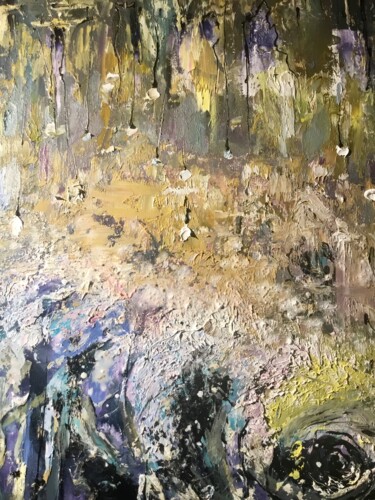 Pittura intitolato "Abstract fantasy la…" da Raissa Kagan, Opera d'arte originale, Olio