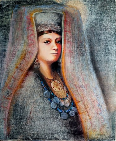 Pintura intitulada "Virgo" por Rakhmet Redzhepov, Obras de arte originais, Acrílico