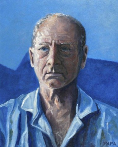 Painting titled "Self-Portrait 2004" by Ralph Papa, Original Artwork