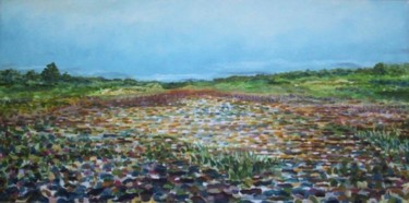 Painting titled "Marsh at Montauk" by Ralph Papa, Original Artwork
