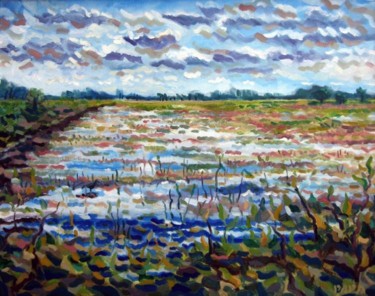 Painting titled "Florida Wetlands" by Ralph Papa, Original Artwork