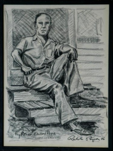 Drawing titled "My Father, Edward P…" by Ralph Papa, Original Artwork, Other