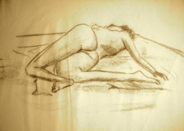 Drawing titled "Female Figure" by Ralph Papa, Original Artwork, Other