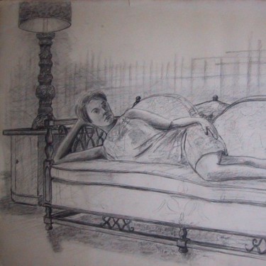 Drawing titled "Theresa 1965, Model…" by Ralph Papa, Original Artwork, Other