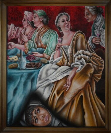 Pittura intitolato "Share" da Randa Hijazi, Opera d'arte originale, Acrilico