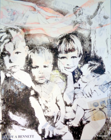 Peinture intitulée "CHILDREN" par Randy A Bennett Art, Œuvre d'art originale, Acrylique