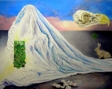 Pittura intitolato "SOMNOLENCE" da Randy A Bennett Art, Opera d'arte originale, Olio