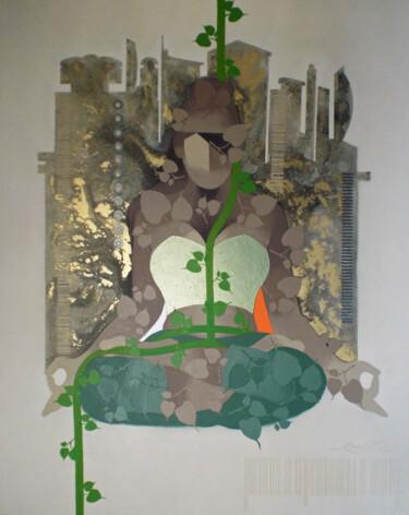Malarstwo zatytułowany „crop of creation-5” autorstwa Ranjit Singh Kurmi, Oryginalna praca, Akryl