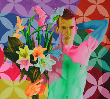 "colorful painting…" başlıklı Tablo Raphael Perez tarafından, Orijinal sanat, Akrilik