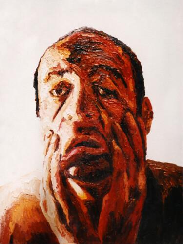 Картина под названием "l'huile portrait pe…" - Raphael Perez, Подлинное произведение искусства, Акрил