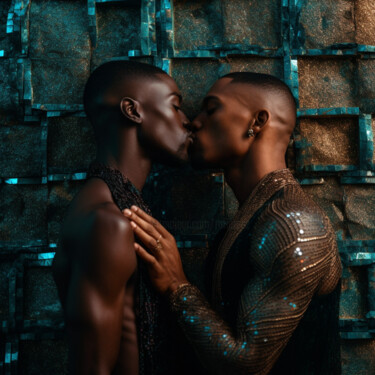 Цифровое искусство под названием "צילום הומוסקסואלי ה…" - Raphael Perez, Подлинное произведение искусства, Изображение, сген…