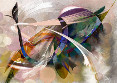 Malerei mit dem Titel "Intertwined" von Raphael S., Original-Kunstwerk, Acryl Auf Plexiglas montiert