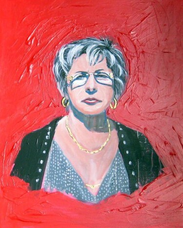 Painting titled "NICOLE" by Ray Johnstone, Original Artwork