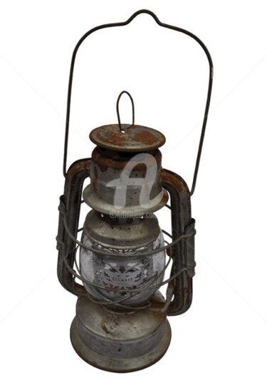 Diseño titulada "Art N° 68 Lanterne…" por Recyclage Design - Réanimateur D'Objets , Obra de arte original, Objetos