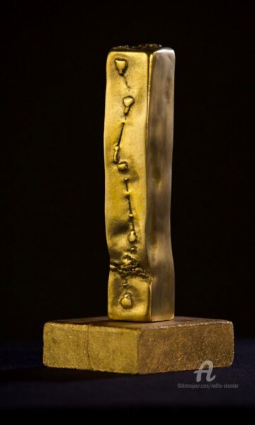 Escultura titulada "Résilience" por Redha Skander, Obra de arte original, Bronce