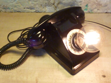 Design getiteld "TELEPHONE VINTAGE" door Leferailleur02, Origineel Kunstwerk, armatuur