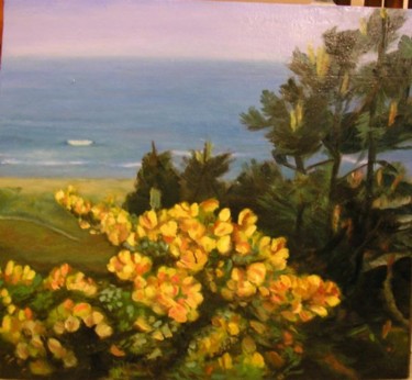 Painting titled "Paisaje del sur" by Regaliza, Original Artwork, Oil