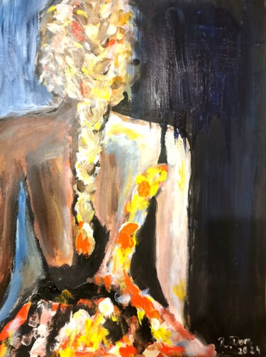 Malerei mit dem Titel "Well adapted" von Regina Dem, Original-Kunstwerk, Acryl