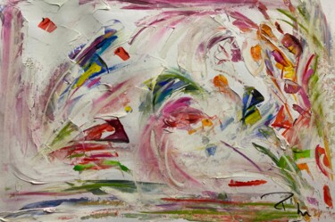 "Danse au printemps" başlıklı Tablo Regine Blot tarafından, Orijinal sanat, Akrilik Ahşap panel üzerine monte edilmiş