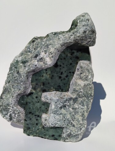 Γλυπτική με τίτλο "Silent Gemstone" από Reiner Poser, Αυθεντικά έργα τέχνης, Πέτρα