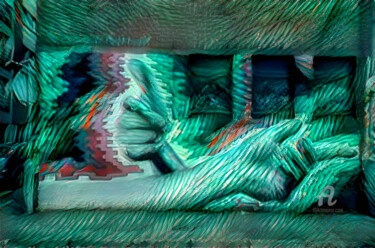 Digital Arts titled "street graffiti" by Remond Reichwein, Original Artwork, Digital Painting