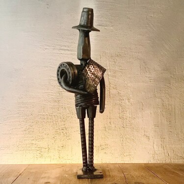 Sculpture titled "‘Petit Baigneur’" by Rémy Rivet, Original Artwork, Metals