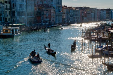 Photographie intitulée "VENISE : GRAND CANA…" par Rémy Vallée, Œuvre d'art originale, Photographie numérique