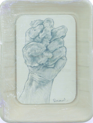 Drawing titled "Vanité 03" by Renaud Morel, Original Artwork, Pencil