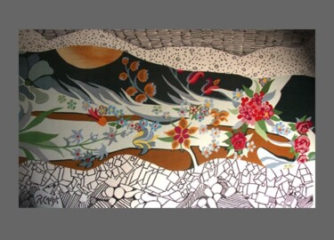 Arte textil titulada ""Le Sommeil des Fle…" por René Crozat, Obra de arte original
