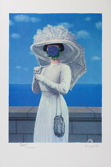 Gravures & estampes intitulée "La Grande Guerre" par René Magritte, Œuvre d'art originale, Lithographie