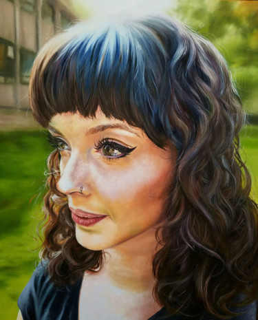 Malerei mit dem Titel "Tori" von Renee Brown, Original-Kunstwerk, Öl
