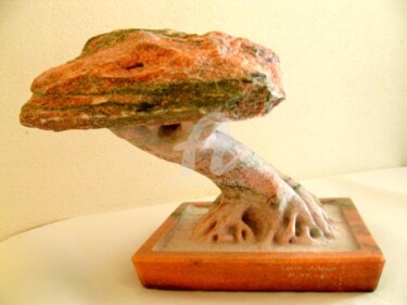 Sculpture intitulée "bonsai" par Cesar Valerio, Œuvre d'art originale, Pierre