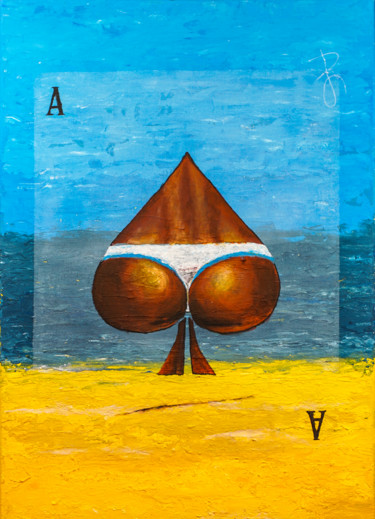 Malerei mit dem Titel "Semi-Surrealistic p…" von Retne, Original-Kunstwerk, Acryl