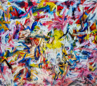 Картина под названием "-Auctions- Abstract…" - Retne, Подлинное произведение искусства, Акрил