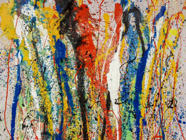 Pittura intitolato "Soleo N-11 * Splash…" da Retne, Opera d'arte originale, Smalto