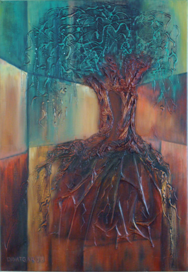 拼贴 标题为“Tree of life” 由Reza Davatgar, 原创艺术品