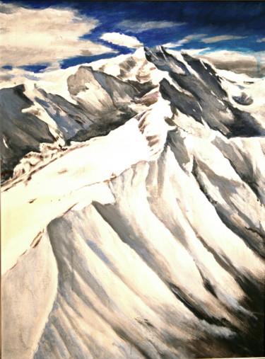 Картина под названием "mountains.jpg 55320…" - Gennadi Finkelstein (rfmetro), Подлинное произведение искусства, Акрил