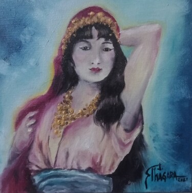 Malarstwo zatytułowany „Cigana Mel” autorstwa Rhagara, Oryginalna praca, Olej