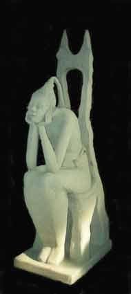 Sculpture intitulée "Ipazia d' Alessandr…" par Riccardo Paolucci, Œuvre d'art originale
