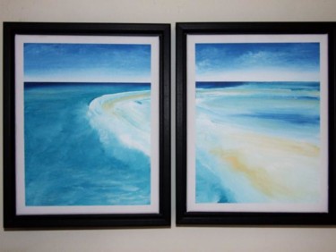 Картина под названием "Seascapes" - Richard Mangold, Подлинное произведение искусства, Масло