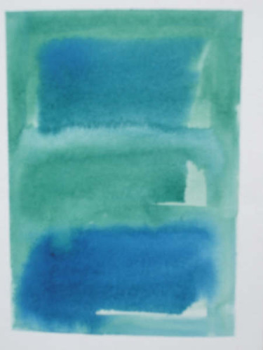 「ColourField Green,B…」というタイトルの絵画 Richard Mangoldによって, オリジナルのアートワーク, オイル