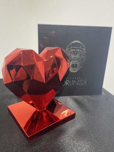 Skulptur mit dem Titel "Heart Spirit (Full…" von Richard Orlinski, Original-Kunstwerk